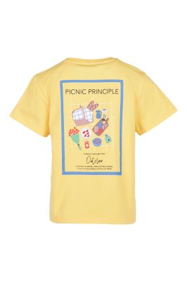 تیشرت آستین کوتاه چاپی زنانه