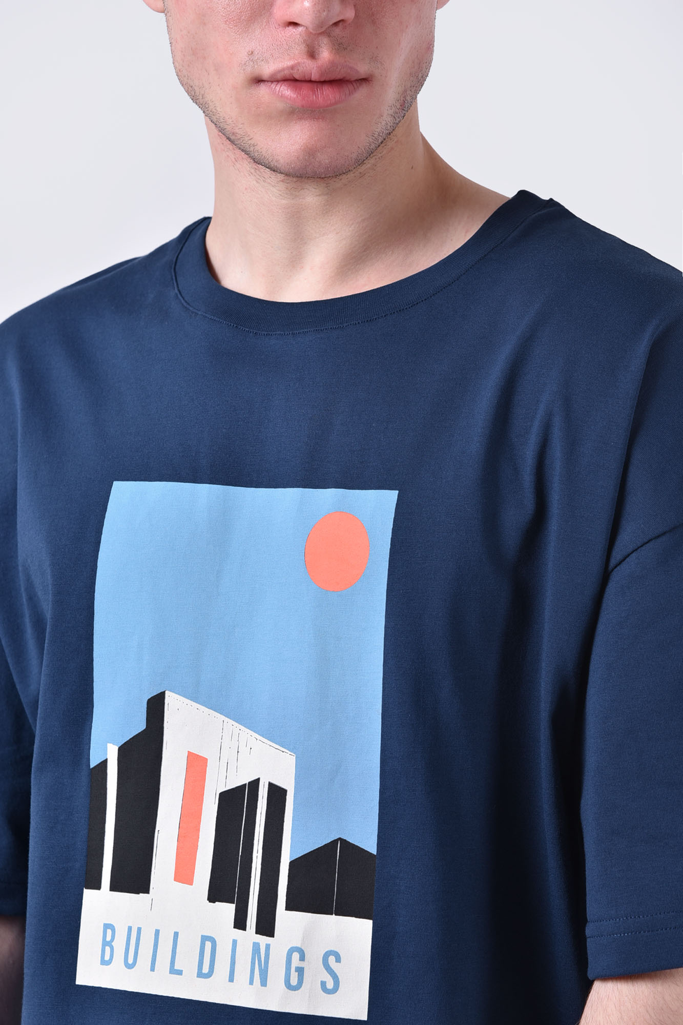 تیشرت آستین کوتاه چاپی مردانه