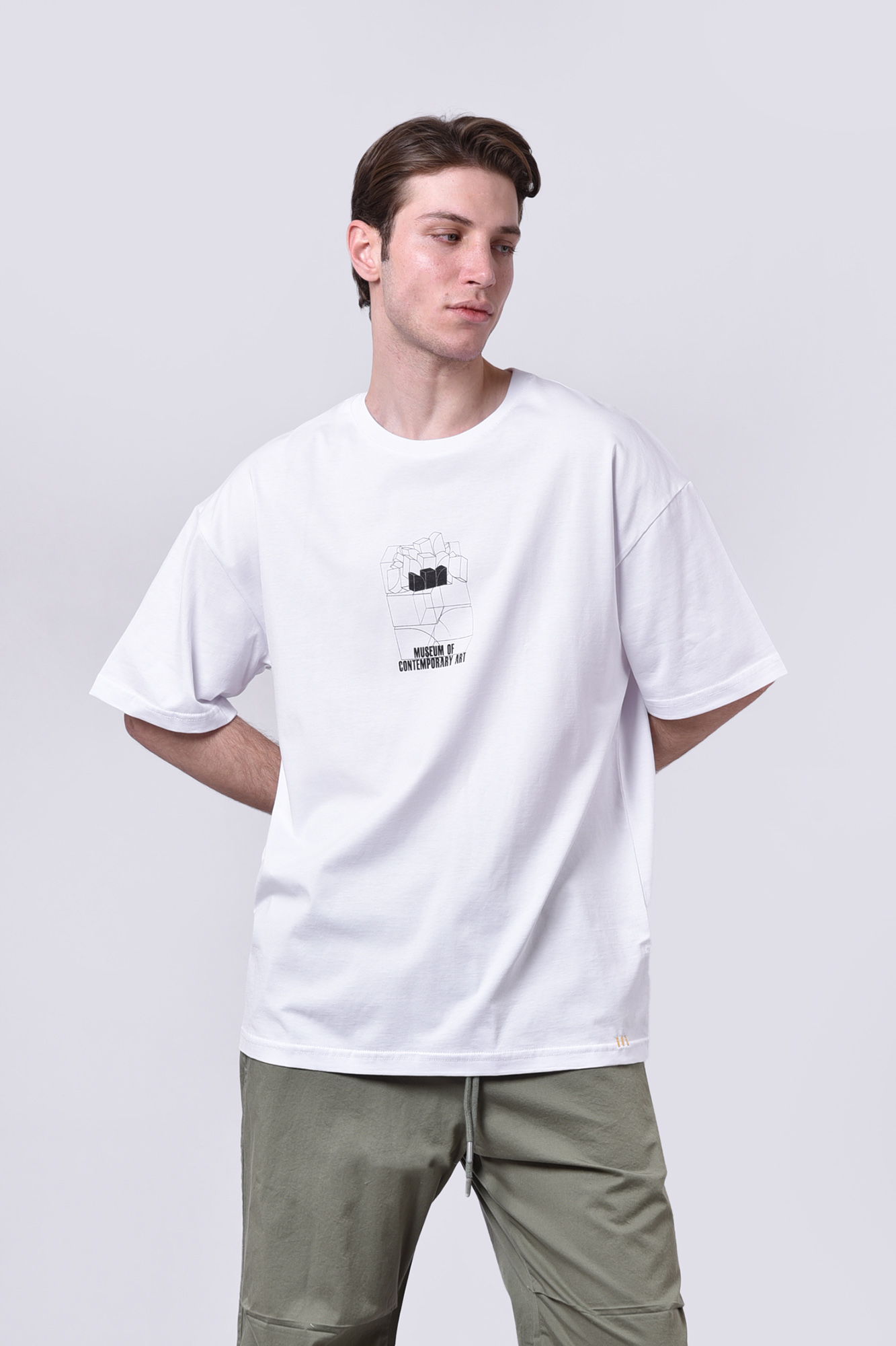 تیشرت آستین کوتاه چاپی مردانه