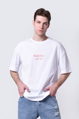 تیشرت آستین کوتاه چاپی مردانه