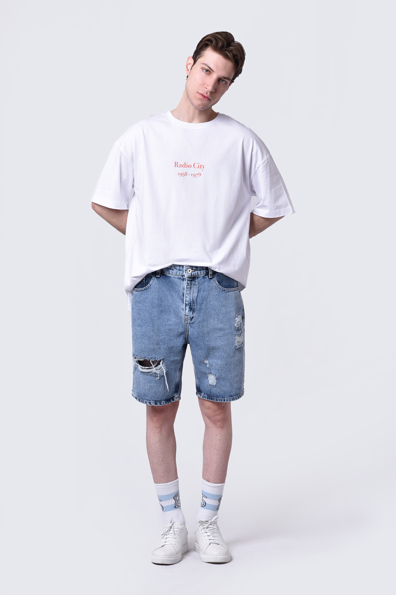 تیشرت آستین کوتاه چاپی مردانه