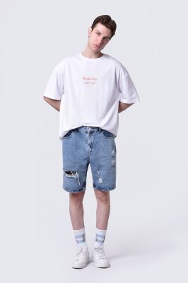 تیشرت آستین کوتاه چاپی مردانه