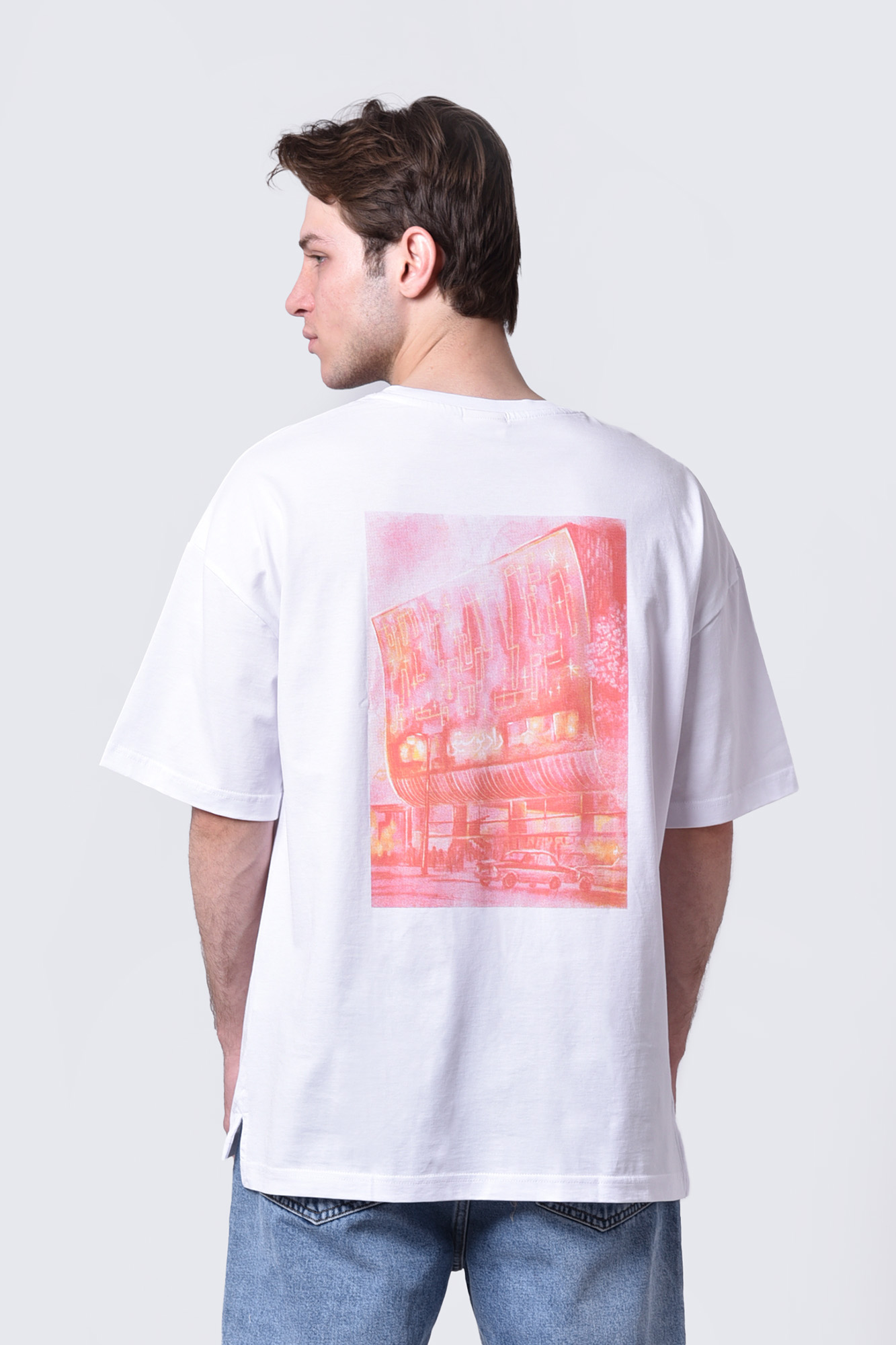 تیشرت آستین کوتاه چاپی مردانه