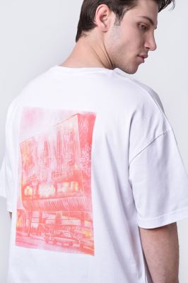 تیشرت آستین کوتاه چاپی مردانه