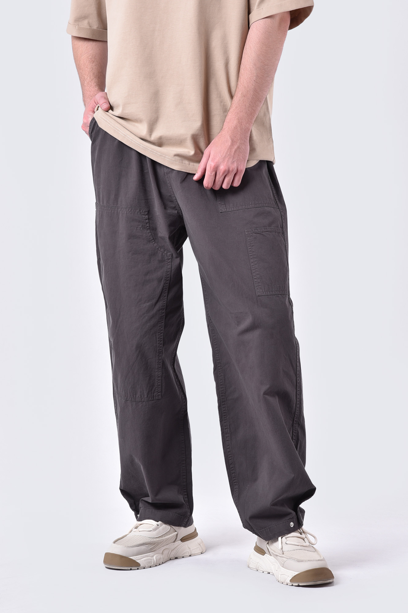 شلوار کتان کارگو مردانه