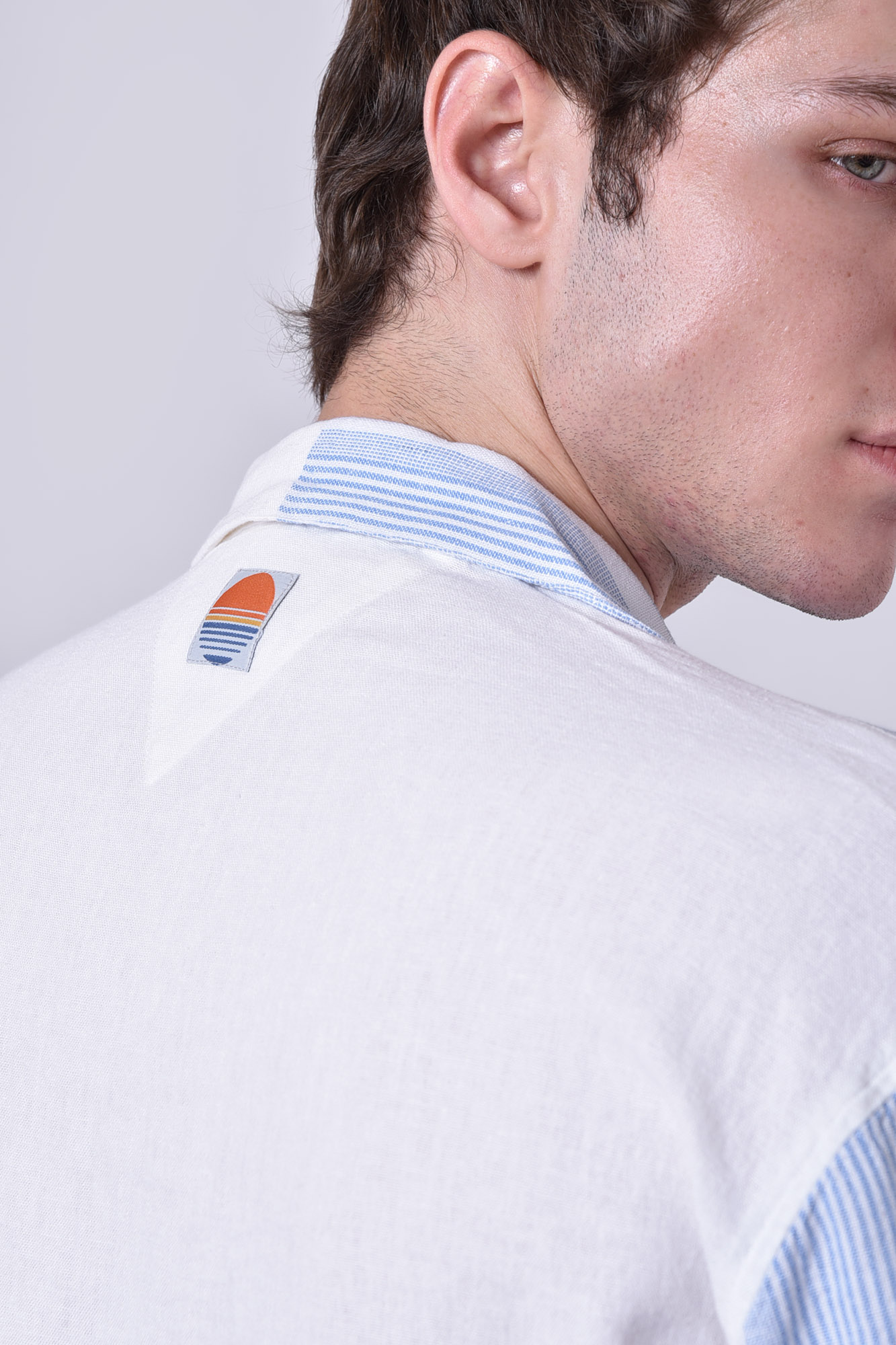 پیراهن آستین کوتاه طرحدار مردانه