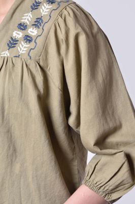 شومیز آستین بلند گلدوزی زنانه