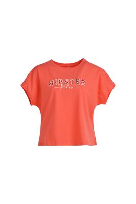 تیشرت آستین کوتاه چاپی زنانه