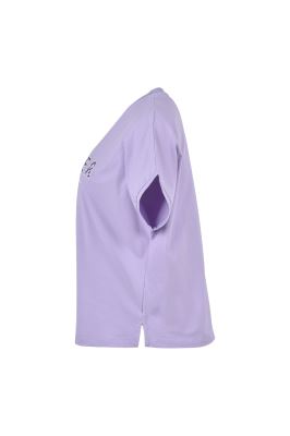 تیشرت آستین کوتاه چاپی زنانه