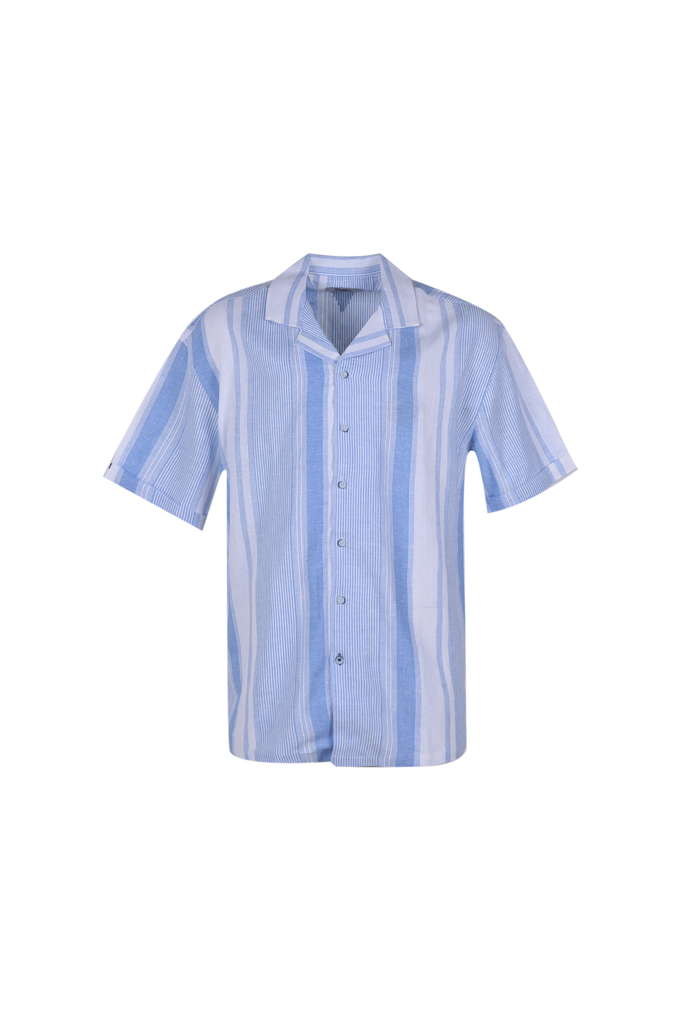 پیراهن آستین کوتاه راه راه مردانه