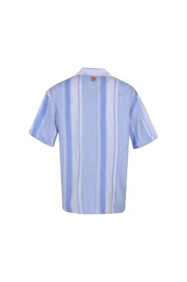 پیراهن آستین کوتاه راه راه مردانه