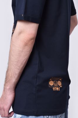 تیشرت آستین کوتاه چاپی مردانه