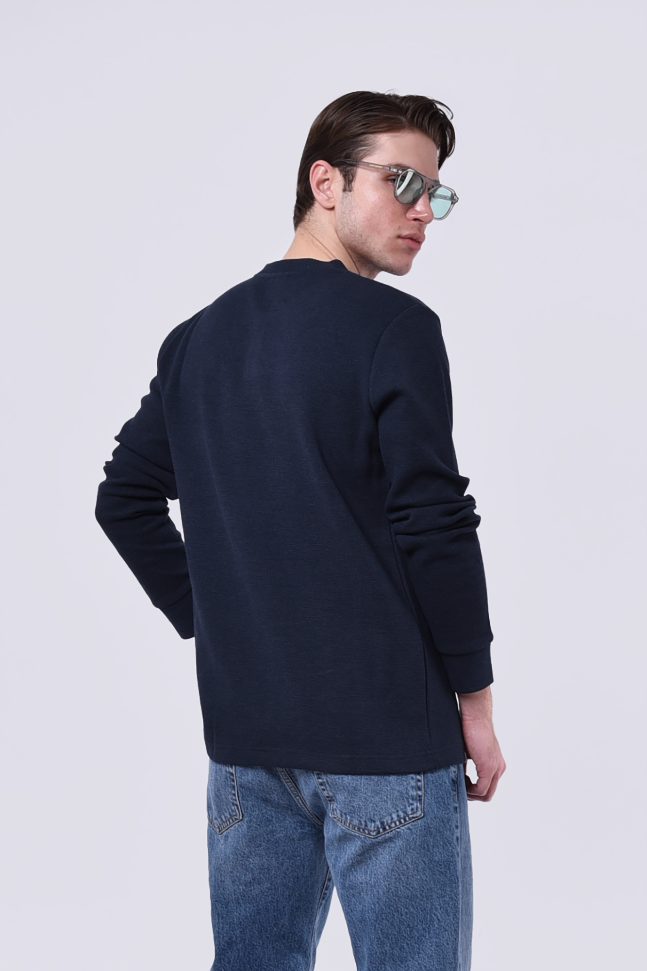 تیشرت آستین بلند ساده مردانه