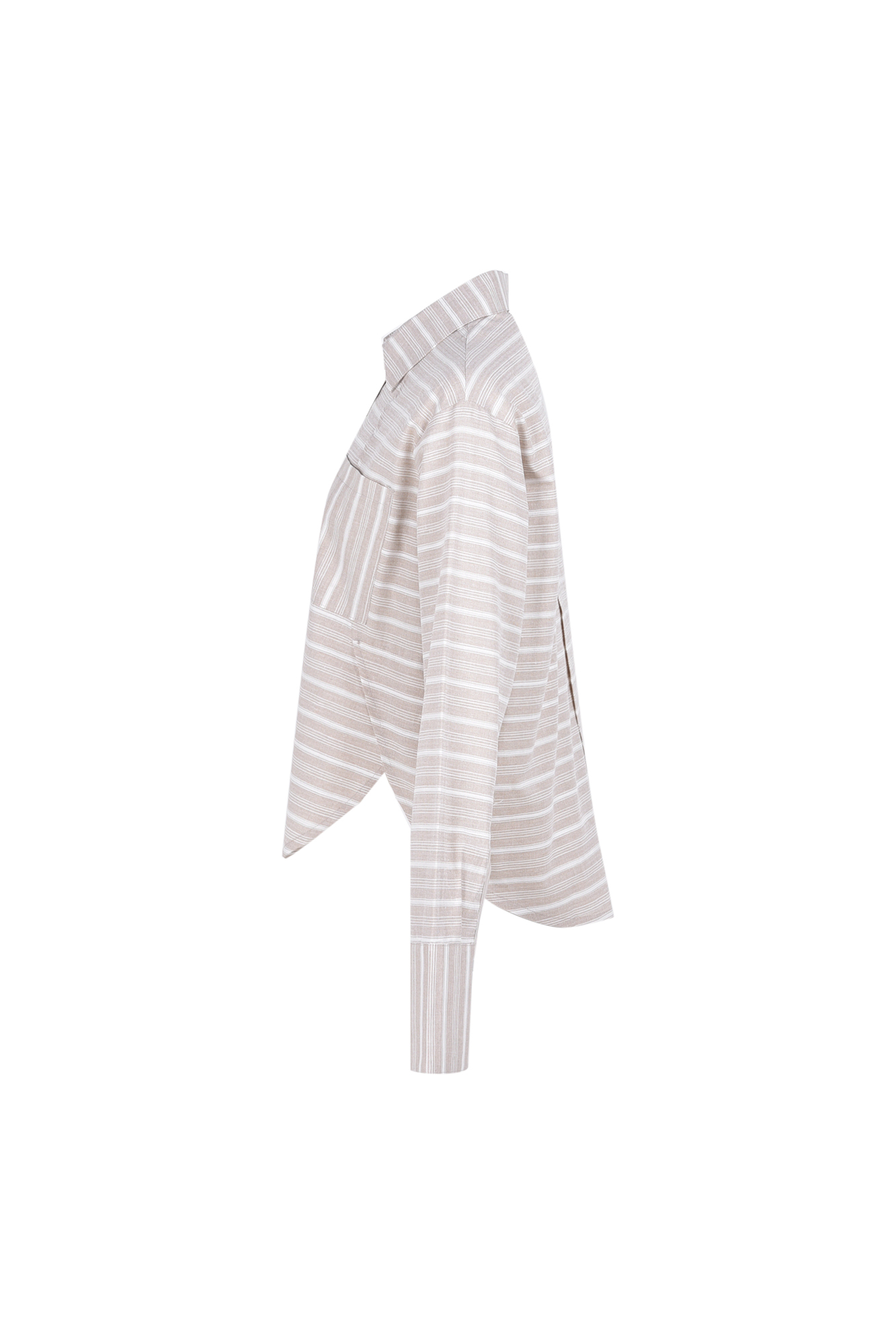 شومیز آستین بلند راه راه زنانه