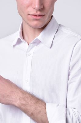 پیراهن آستین بلند راه راه مردانه