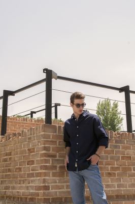 پیراهن آستین بلند راه راه مردانه