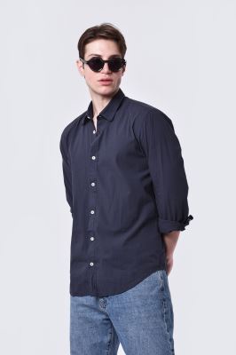 پیراهن آستین بلند راه راه مردانه