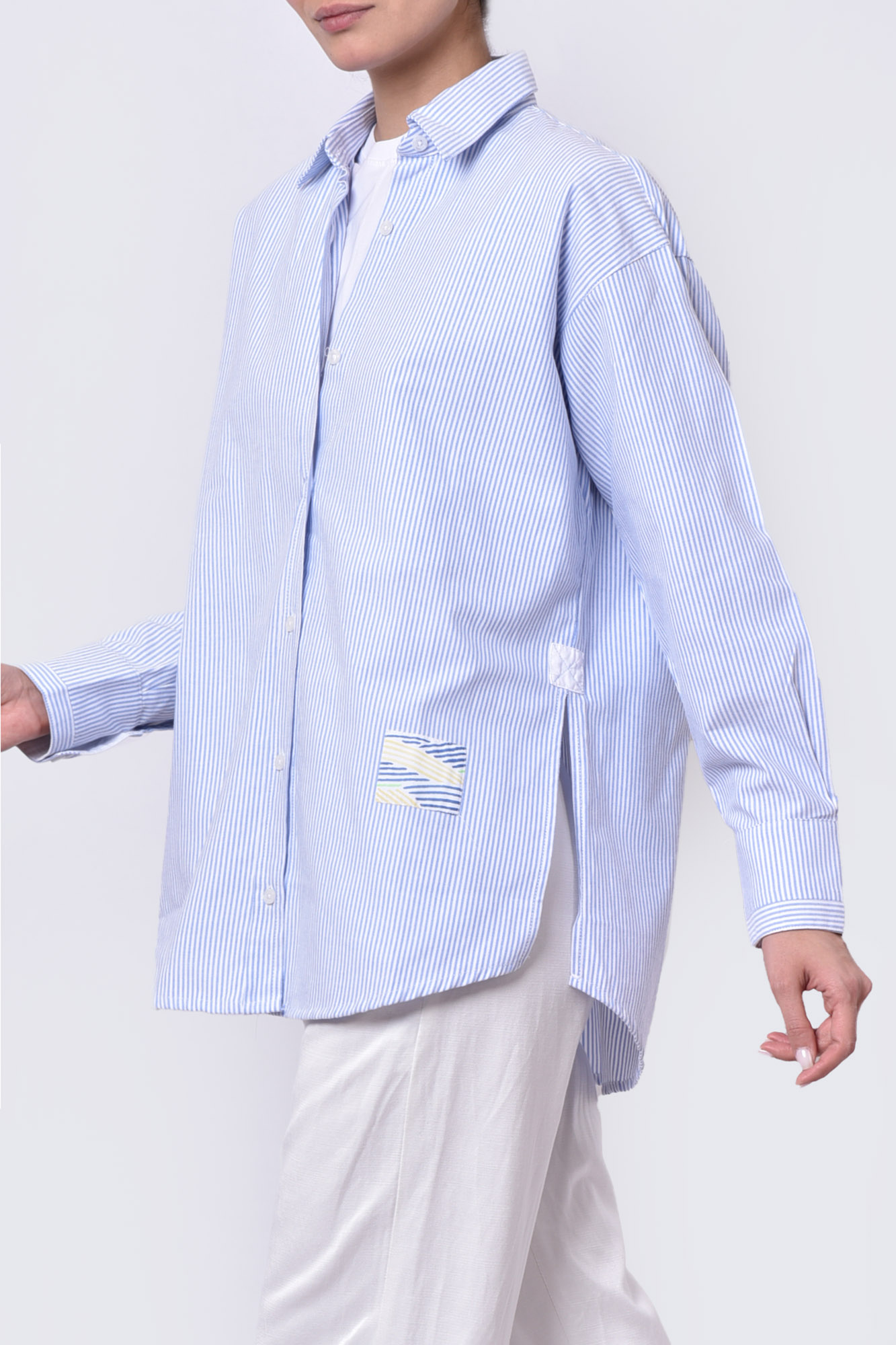 مانتو غیر رسمی راه راه زنانه