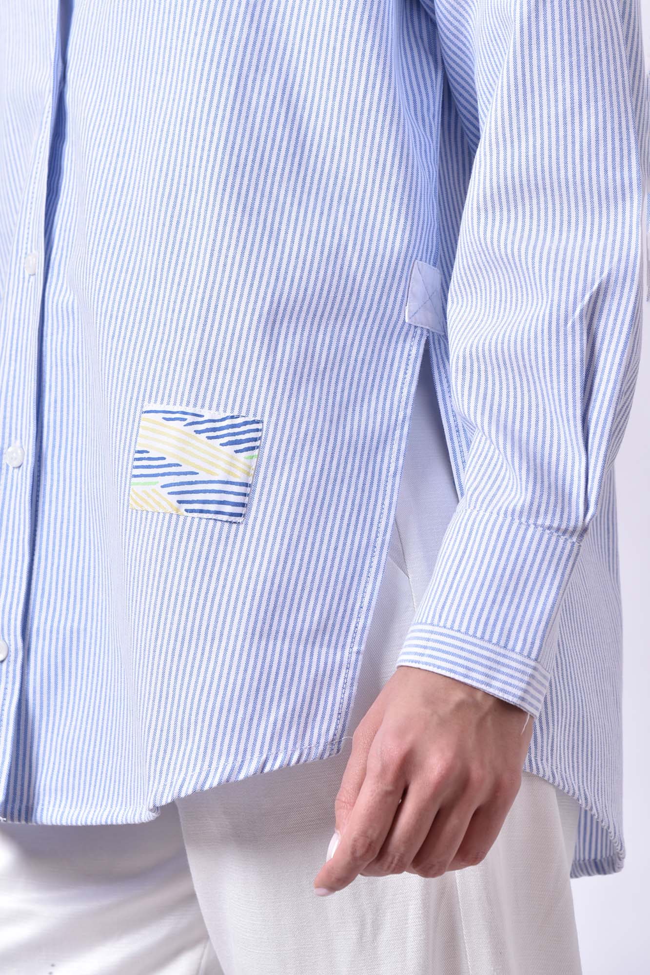 مانتو غیر رسمی راه راه زنانه