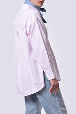 مانتو غیر رسمی راه راه زنانه