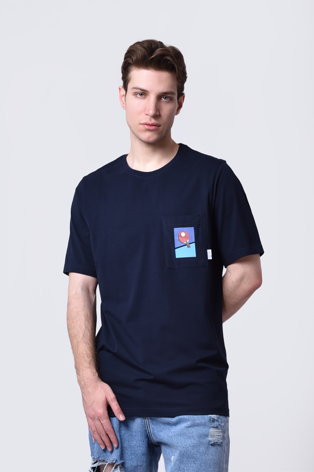 تیشرت آستین کوتاه چاپی مردانه