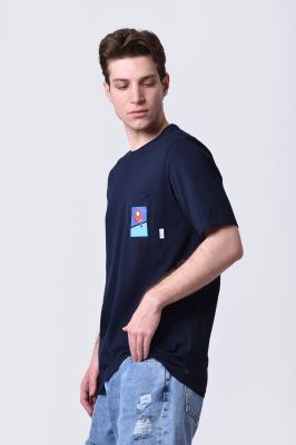 تیشرت آستین کوتاه چاپی مردانه