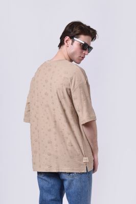 تیشرت آستین کوتاه طرحدار مردانه