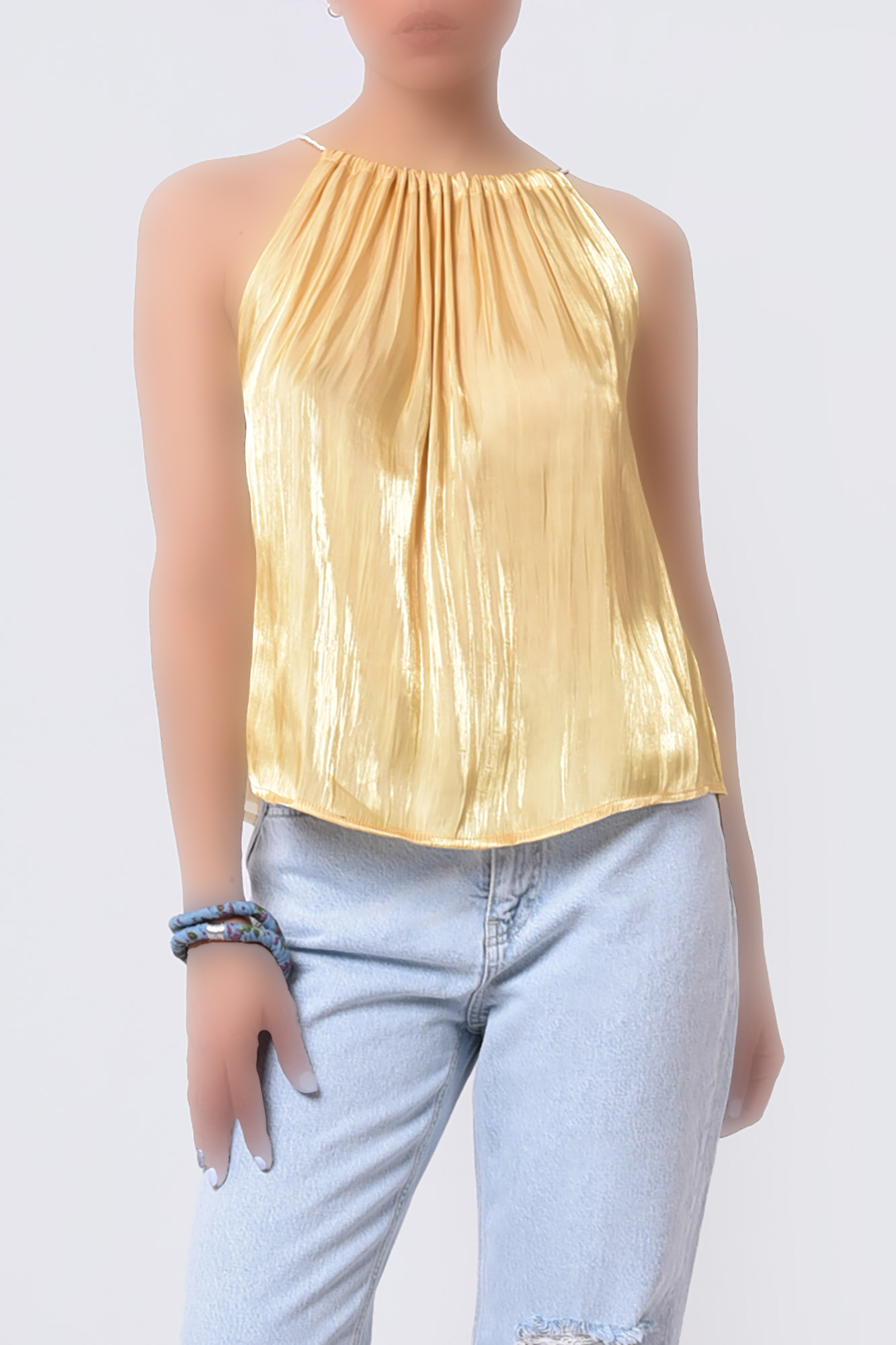 تاپ پیراهنی ساده زنانه