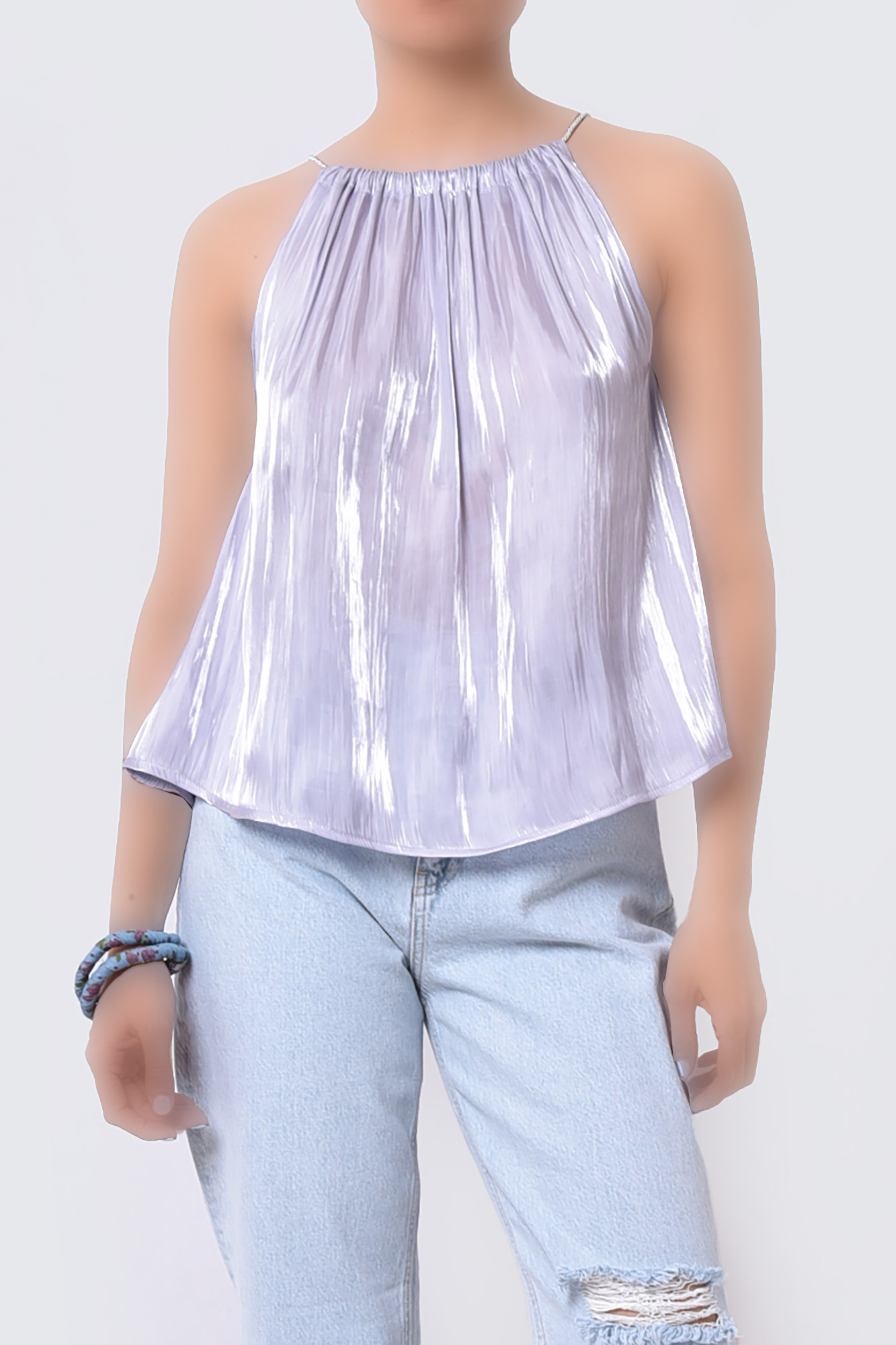 تاپ پیراهنی ساده زنانه