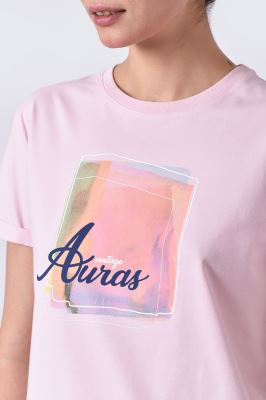 تیشرت آستین کوتاه چاپی زنانه