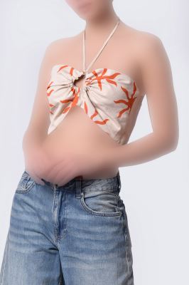 تاپ پیراهنی چاپی زنانه