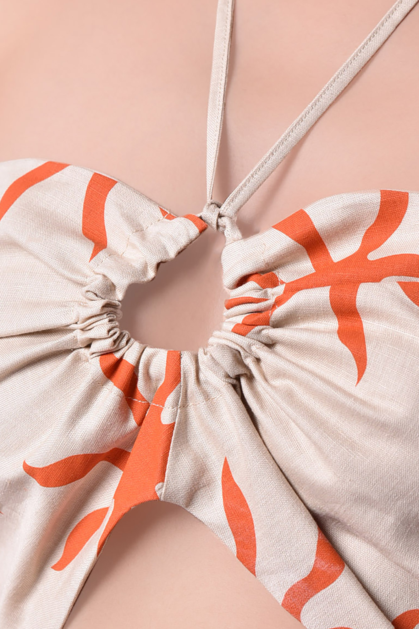 تاپ پیراهنی چاپی زنانه