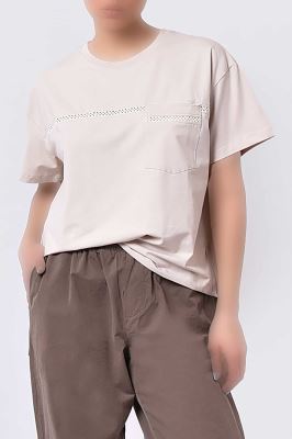 تیشرت آستین کوتاه ساده زنانه