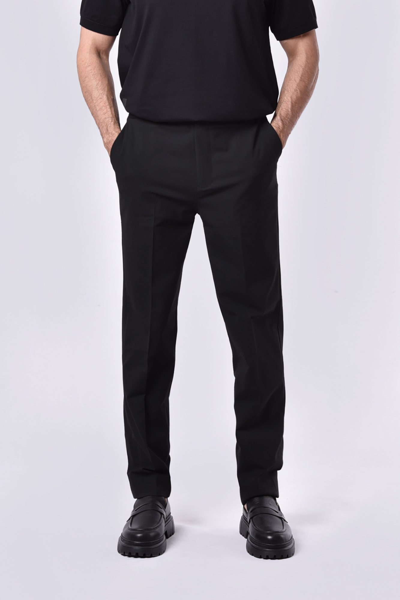 شلوار پارچه ای اسلیم ساده مردانه