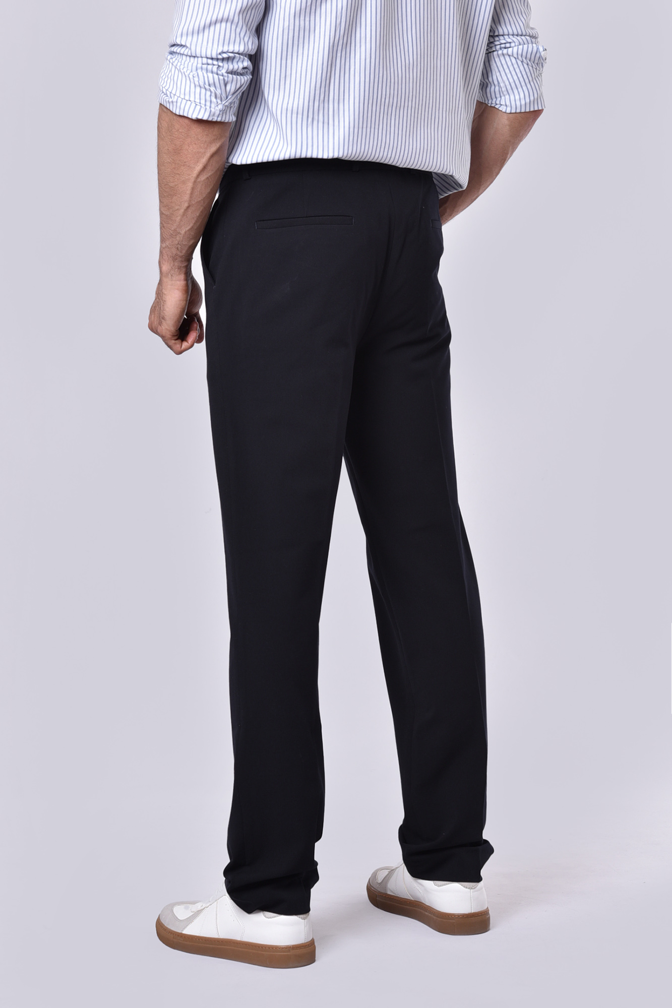 شلوار پارچه ای اسلیم ساده مردانه