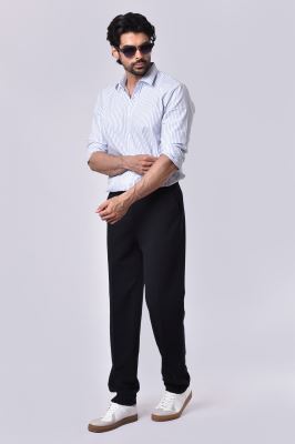 شلوار پارچه ای اسلیم ساده مردانه