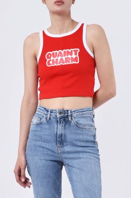 تاپ تیشرتی چاپی زنانه