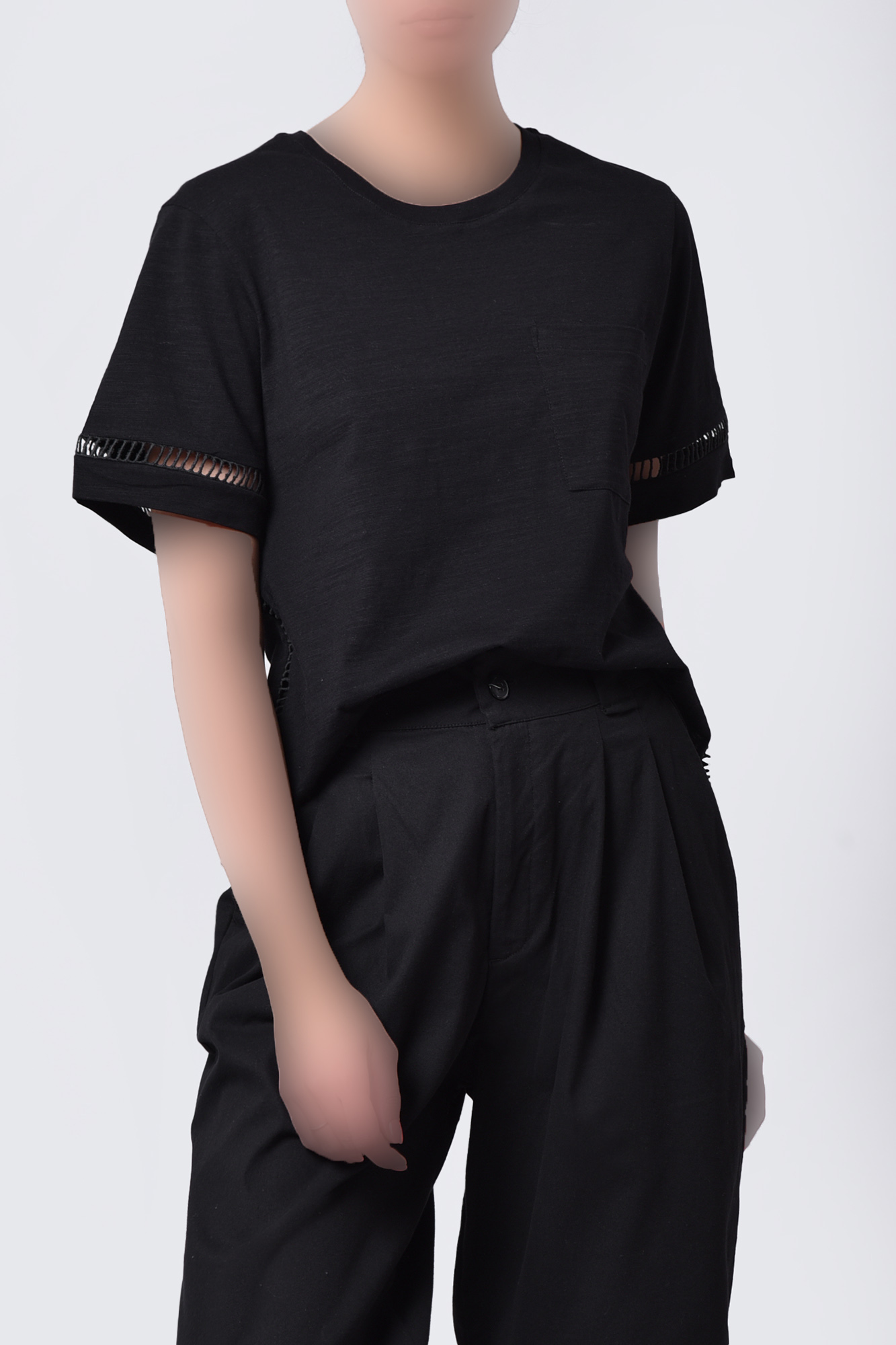 تیشرت آستین کوتاه ساده زنانه