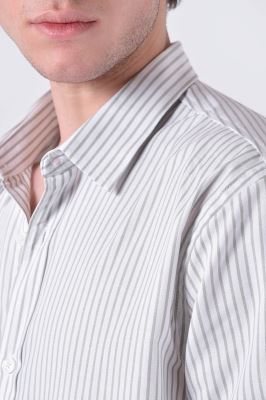 پیراهن آستین بلند راه راه مردانه