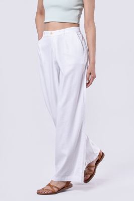 شلوار پارچه ای ساده زنانه