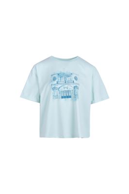 تیشرت آستین کوتاه چاپی زنانه