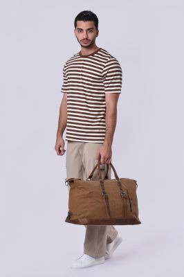 تیشرت آستین کوتاه راه راه مردانه