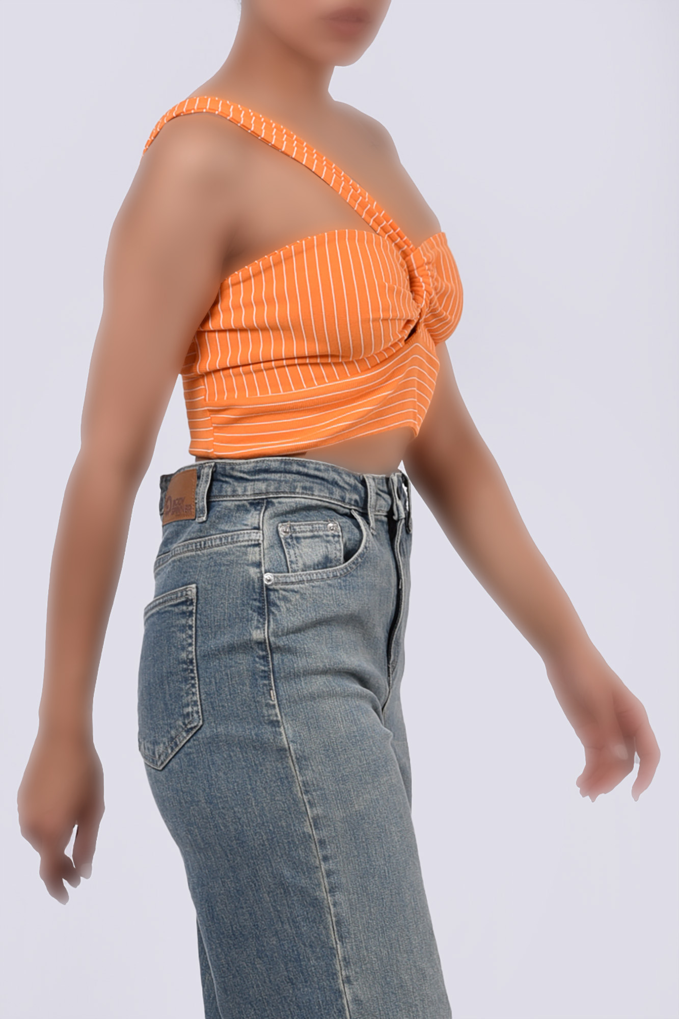 تاپ تیشرتی راه راه زنانه