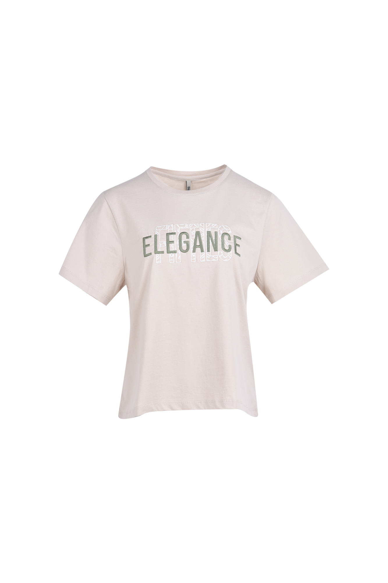 تیشرت آستین کوتاه گلدوزی زنانه