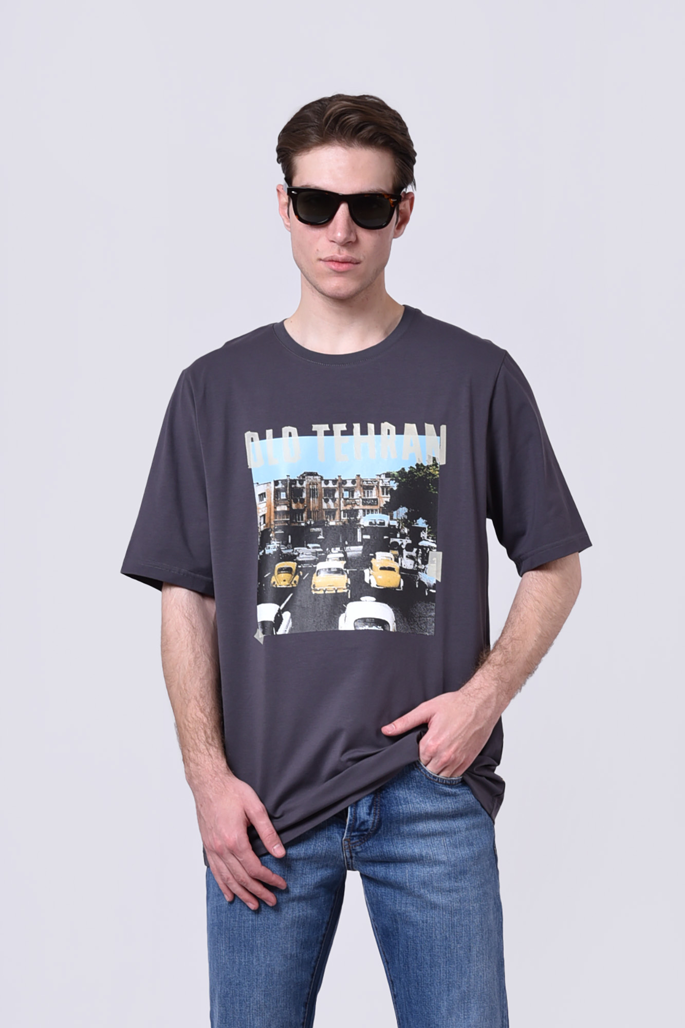 تیشرت آستین کوتاه چاپی