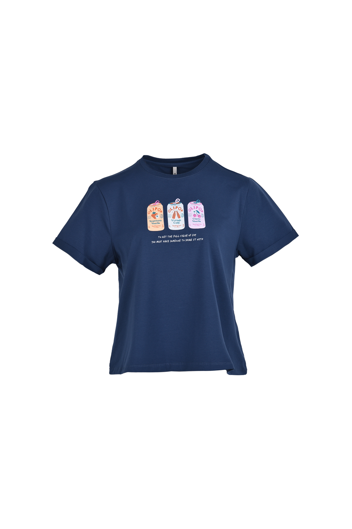 تیشرت آستین کوتاه چاپی زنانه