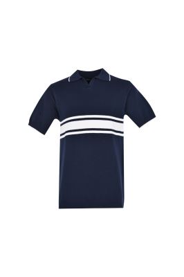 پولوشرت بافت طرحدار مردانه