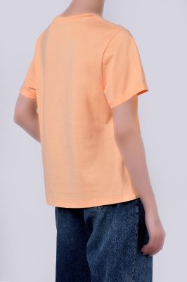 تیشرت آستین کوتاه چاپ و گلدوزی زنانه