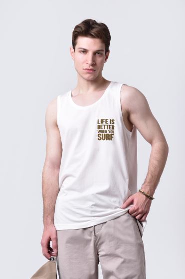 تاپ تیشرتی چاپی مردانه