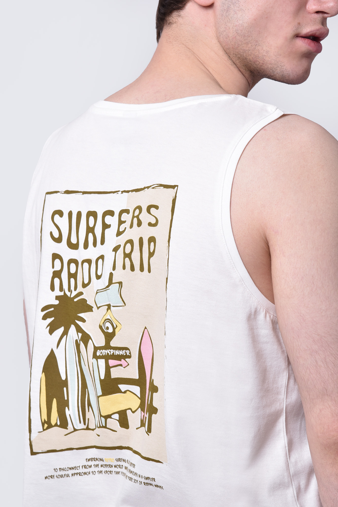 تاپ تیشرتی چاپی مردانه